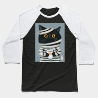 Mummy Kitty Baseball T-Shirt